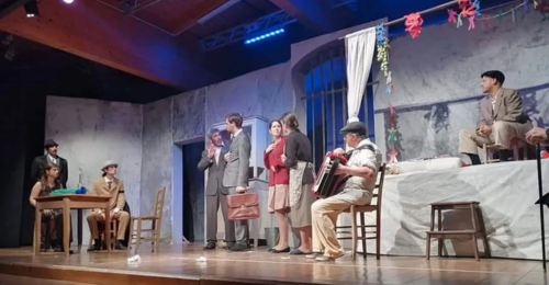 La  Compagnia Teatro Instabile di Valdobbiadene a Conca dei Marini