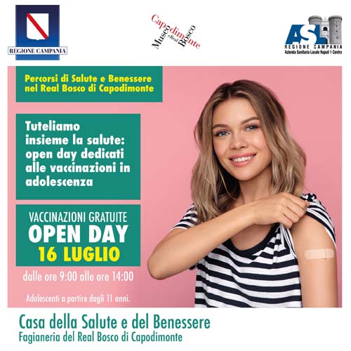 Open day vaccinazioni per bambini e adolescenti al Bosco di Capodimonte2