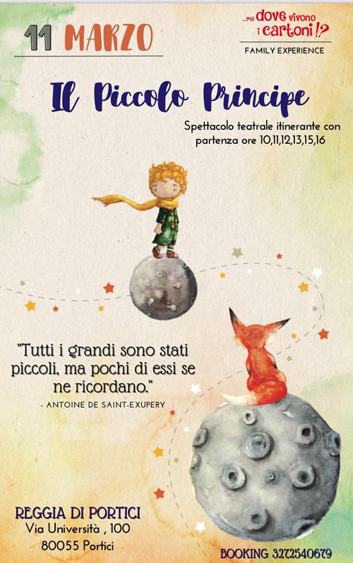 Un viaggio itinerante fra i giardini della Reggia di Portici con Il Piccolo Principe 1