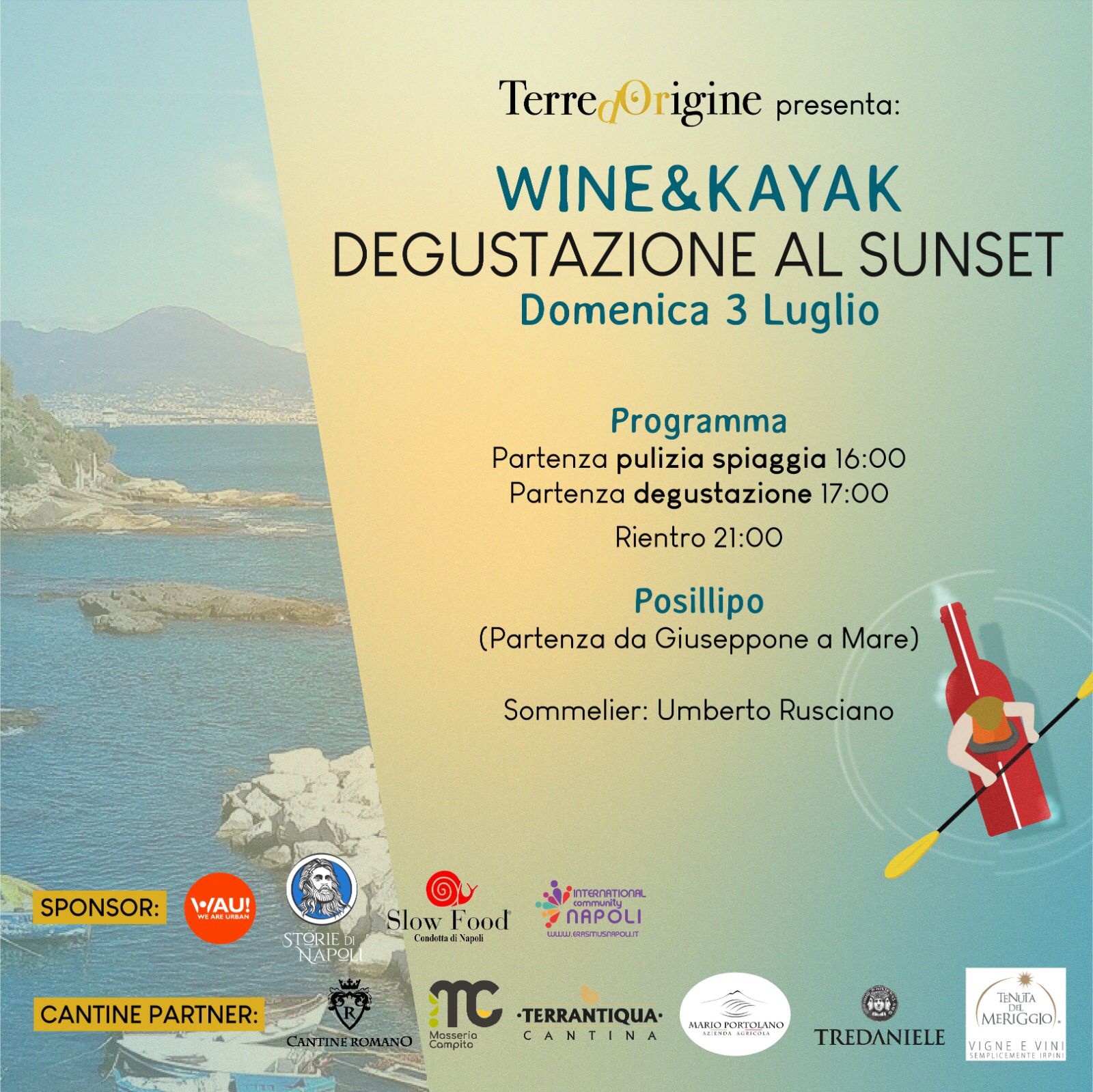 Vino mare ambiente e storia con WineeKayak1