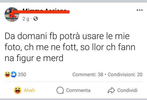 Facebook e la bufala della disattivazione Sulle bacheche napoletane fioccano le parodie 3