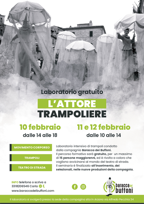 Laboratorio gratuito di trampoli 1