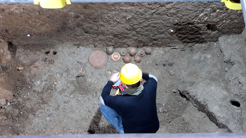 Pompei nuovi reperti dallo scavo di Civita Giuliana 1