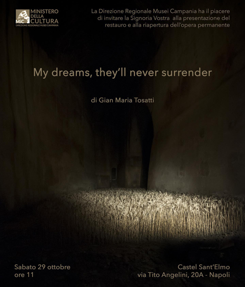 Presentazione del restauro dellopera permanente My dreams theyll never surrender 1