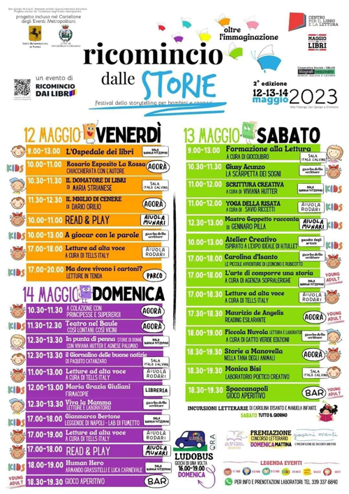 Ricomincio dalle storie il festival dello storytelling per bambini e ragazzi 1