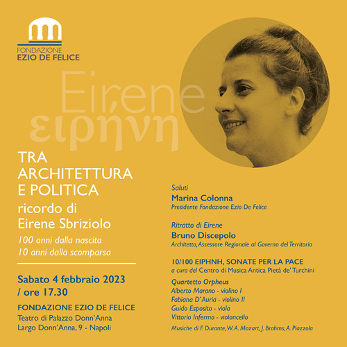 Tra architettura e politica Ricordo di Eirene Sbriziolo 1