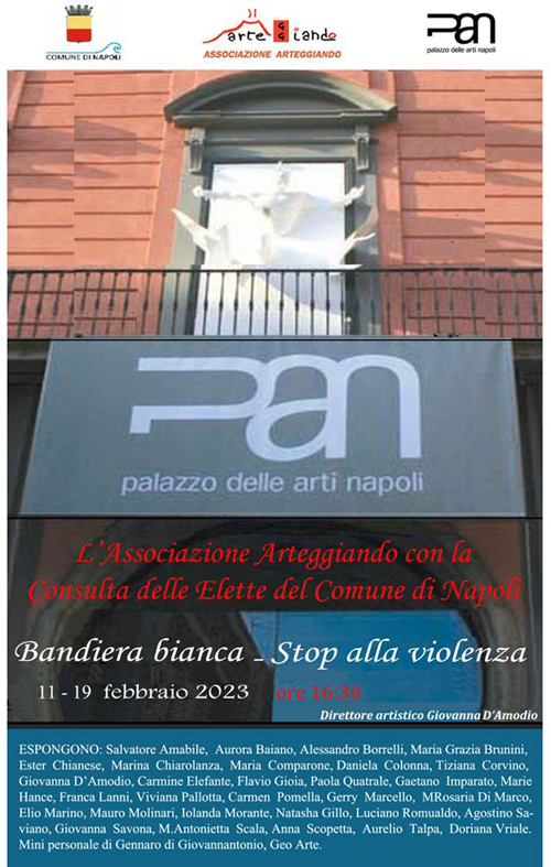 Bandiera bianca stop alla violenza un ciclo di dibattiti al Pan 1