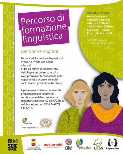 Formazione linguistica e integrazione socio lavorativa per donne migranti1