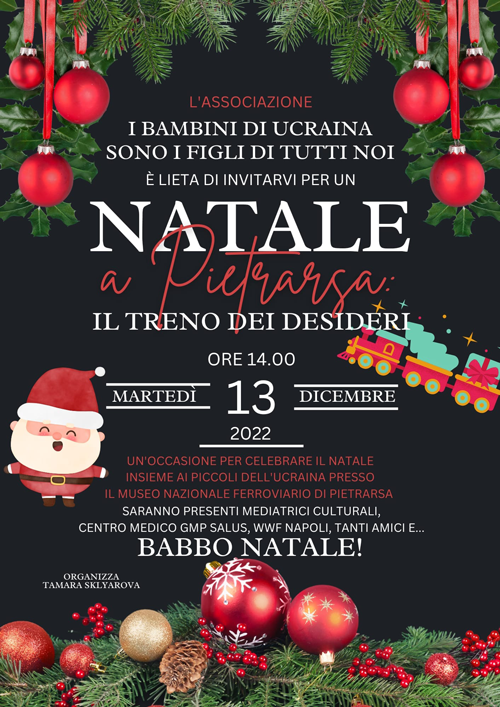 Natale a Pietrarsa per le bambine e i bambini dellUcraina 1